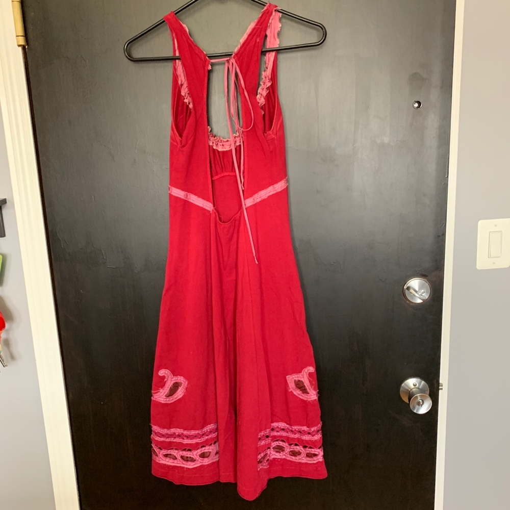Designer Sample Pink Sundress by Common Thread - Picture 4 of 7